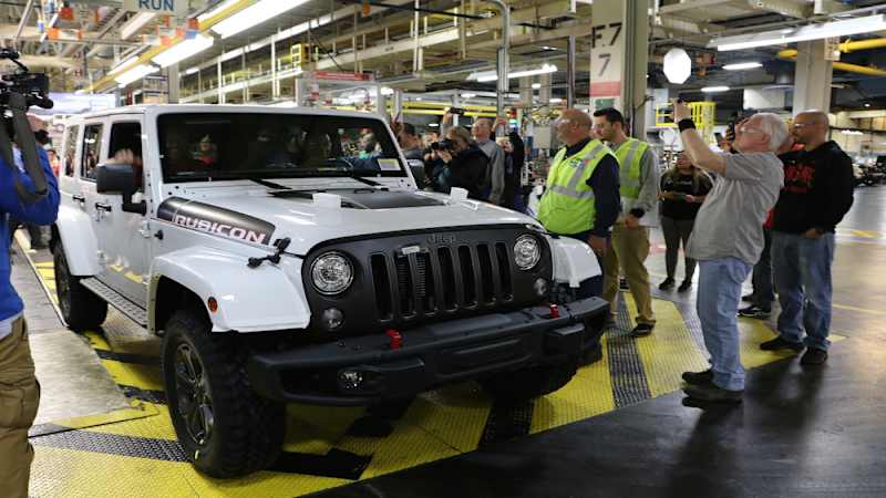 Last Jeep Wrangler JK rolls off the line in Toledo